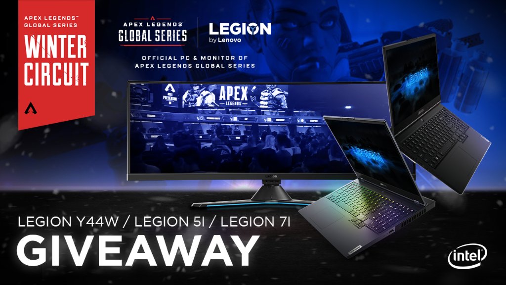 LenovoLegion's tweet image. A care package you don't want to miss. 😏

To celebrate the ALGS Winter Circuit with @playapex, we are giving away some Legion laptops and monitors. Will you be one of the lucky winners? Only one way to find out.

Enter here: bit.ly/35Maagn