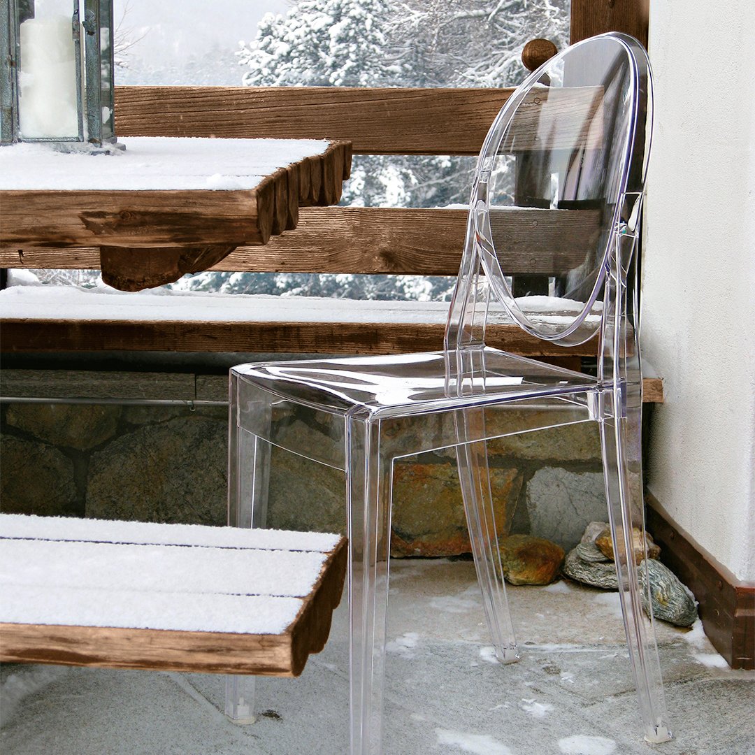 KartellOfficial's tweet photo. Kartell Winter Mood
Victoria Ghost design Philippe Starck
#kartell #victoriaghost #philippestarck #madeinitaly #transparency #designculture #chair #design #creativity #icon #musthave #victoriaghostchair #madeinmilano #snowwinter #wintermood https://t.co/caChY6Z6ce