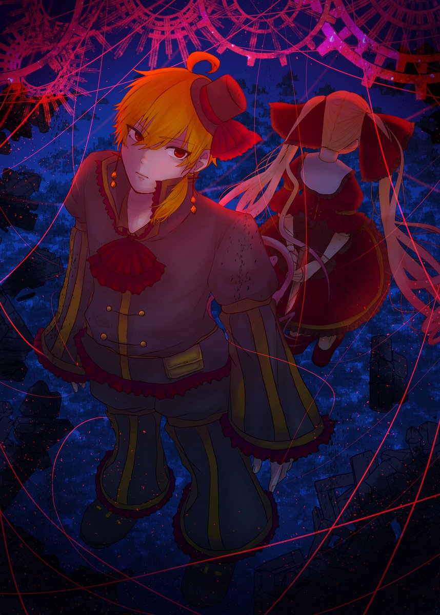 Millennium_213's tweet photo. 探索型微ホラーADV
【#病弱ウサギとマリオネット】の後編ビジュアルイラストが完成しました⚙️🐰

後編の配信は今年の6月頃を予定しています！

マルチエンドのため更に楽しめるかと思います🐰

死ぬ気で製作するので、配信をお楽しみに！💕💕

#病マリ https://t.co/JK26ng3BC2