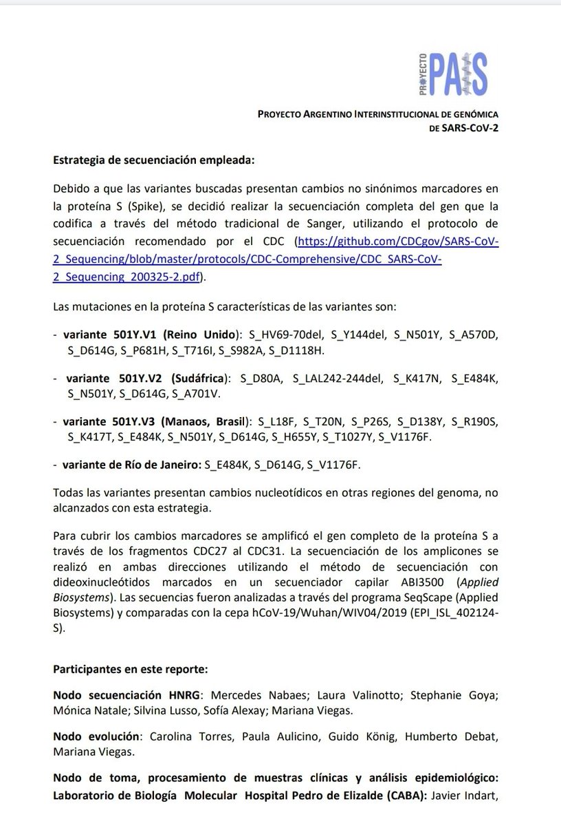 RCSalvarezza's tweet photo. El Consorcio interinstitucional para la Secuenciación del genoma y estudios genómicos de SARS-COV-2, creado por @ciencia_ar, detectó en un viajero proveniente del exterior la variante del SARS-CoV-2 del Reino Unido. Ya se ha informado a las autoridades sanitarias. https://t.co/EiTGe0IwP2