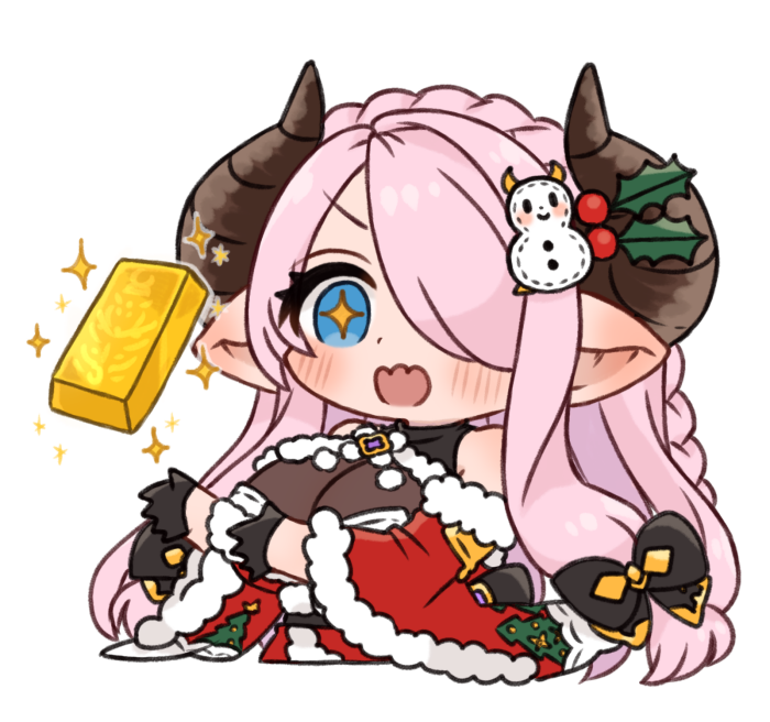 ナルメア(グラブル) 「あげてなかったからついでに12月の絵まとめあげとこ 」|まち🐻‍❄️のイラスト