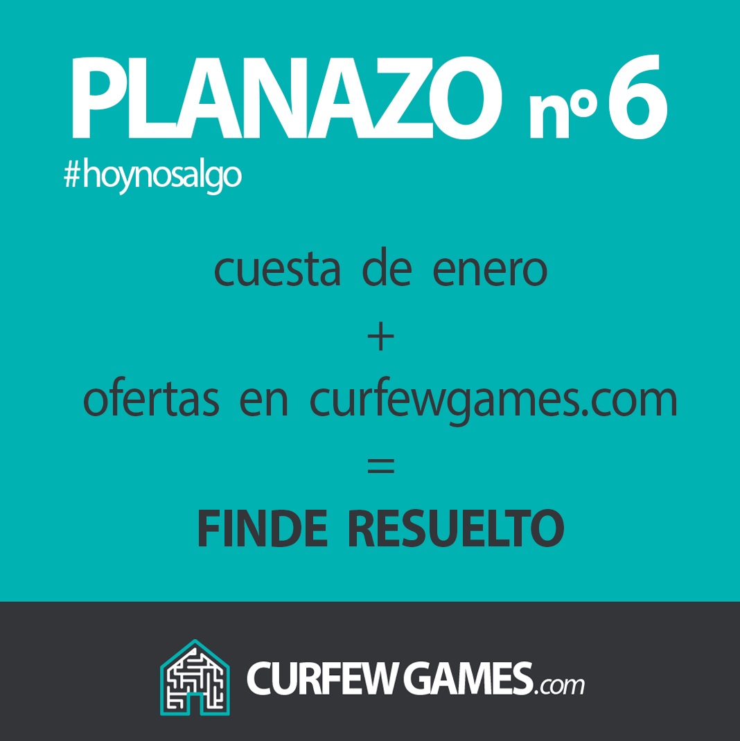 curfewgames's tweet photo. ¡Nuevo #planazo!  ¿Os apetece pasar un rato diferente? Es difícil con las restricciones y sin salir de casa 🏡
👉En https://t.co/PwZVgZ8btl encontrareis cómo resolver las tardes del finde❗

#hoynosalgo #planencasa #escaperoom #juegosencasa #juego  #enigmas #misterio https://t.co/thtSsdZTe5