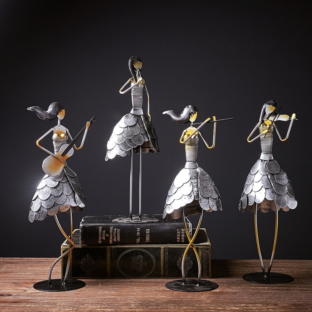 homevibes4u's tweet image. Female Band Iron Figurines #handmade #art #decoration homevibes4u.com/female-band-ir…