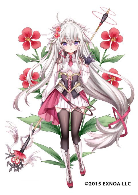 【告知】「フラワーナイトガール」にて「ゲウム」ちゃんを描かせていただきました。どうぞよろしくお願いします
#花騎士 #フラワーナイトガール 