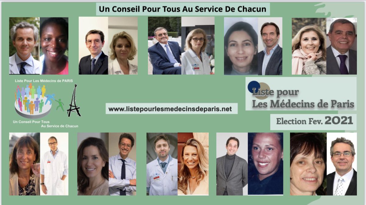 jczerat's tweet photo. Fier de solliciter le vote de mes confrères aux élections du CD75 au sein d’une liste formidable où sont représentés 10 binômes de libéraux, hospitaliers, généralistes, spécialistes de toutes les générations.   https://t.co/S9dkfxN0Tt https://t.co/FJzE3LBOC7