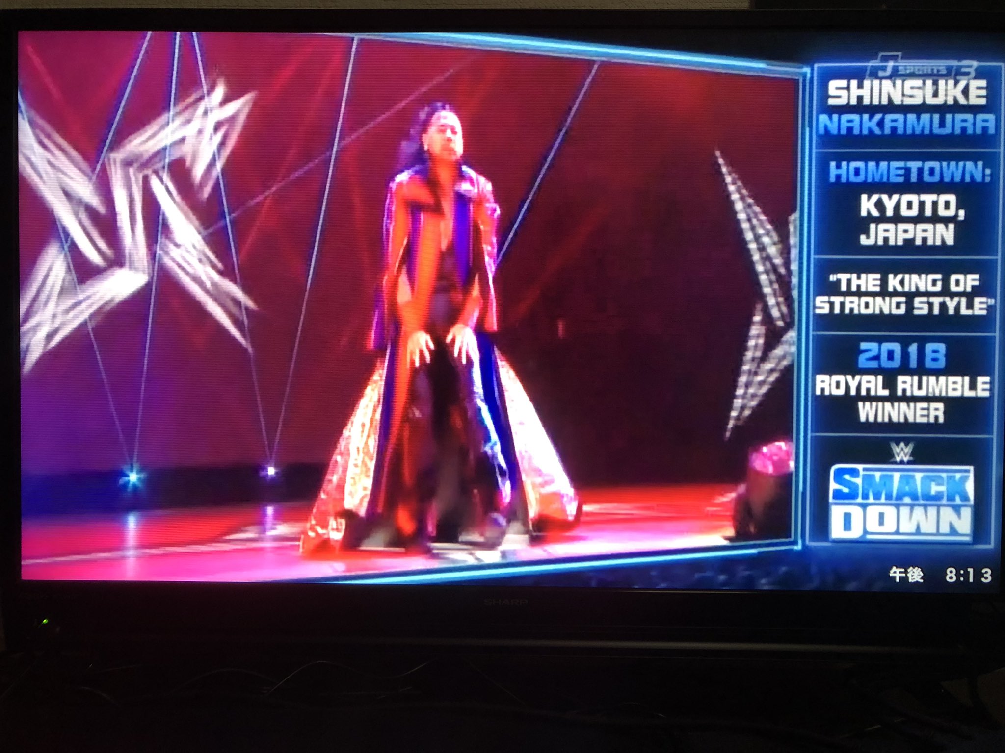 たかし 録画しておいた Wweスマックダウン 英語実況版を見る 中邑真輔の入場テーマ曲が The Rising Sun に戻ってる イヤァオ 中邑真輔 T Co Dfbf3ifcna Twitter