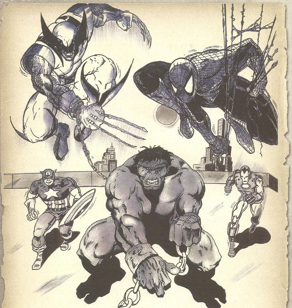 Along with his fascination for comic books, Eminem is also incredible at drawing. Here are just a few: