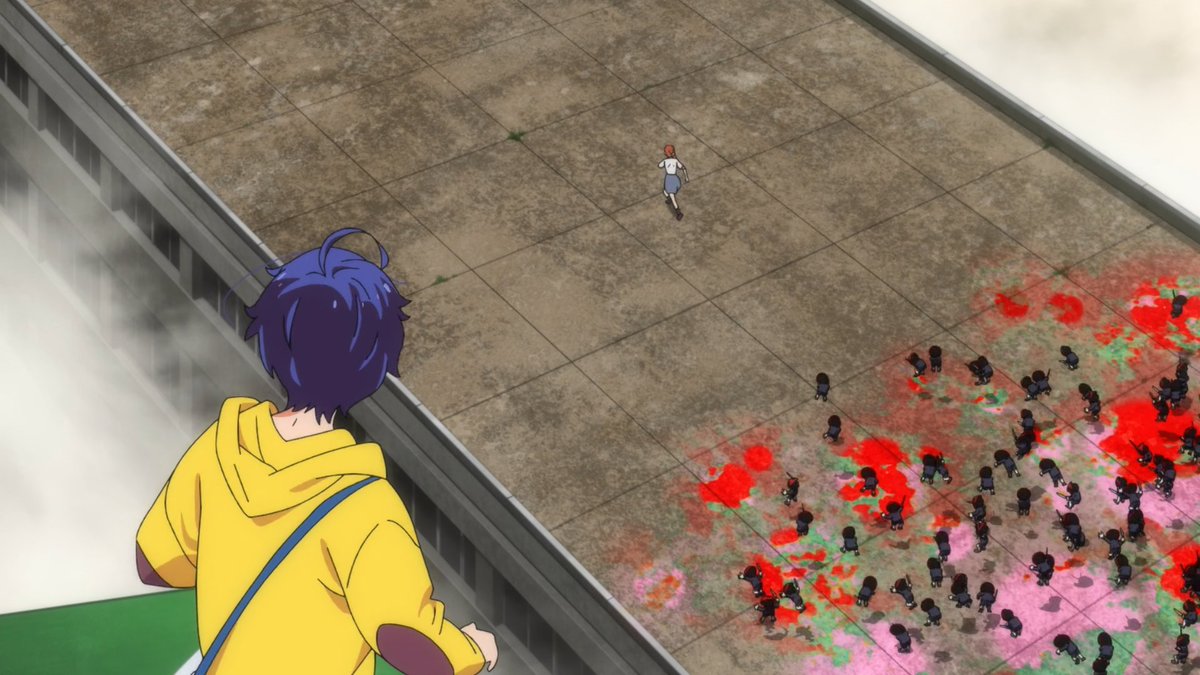 This is her turning point, quite literally. Driven by the guilt of being unable to save the first friend she had ever had, she takes a turn to run across the ledge to take a leap of faith and do something she won't regret.