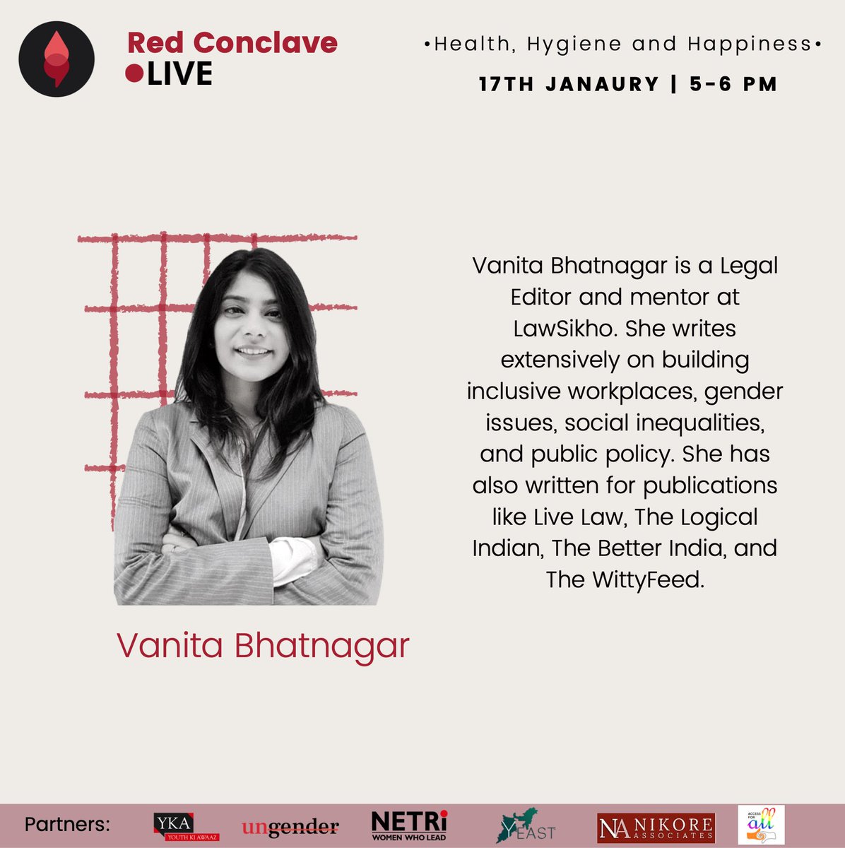 paintitred_in's tweet photo. Swipe to meet our esteemed panelists and get red-y for our brainstorming dialogue series!
Tune in on 17th January at 5 PM for our first ‘Red Conclave’ session
Watch it live on facebook: https://t.co/iDlUhHHEWO
Be a part of the change #RedSetGo https://t.co/AVV3WGym5Q