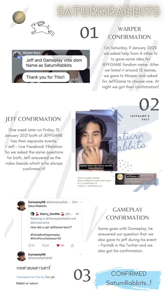 JeffGame_id's tweet photo. SaturnRabbits Story ... 
090121 confirmed by Warper
150121 confirmed by JeffGame

#SaturnRabbits #jeffgame #JeffSatur #Gameplayrb https://t.co/do12mSBuId
