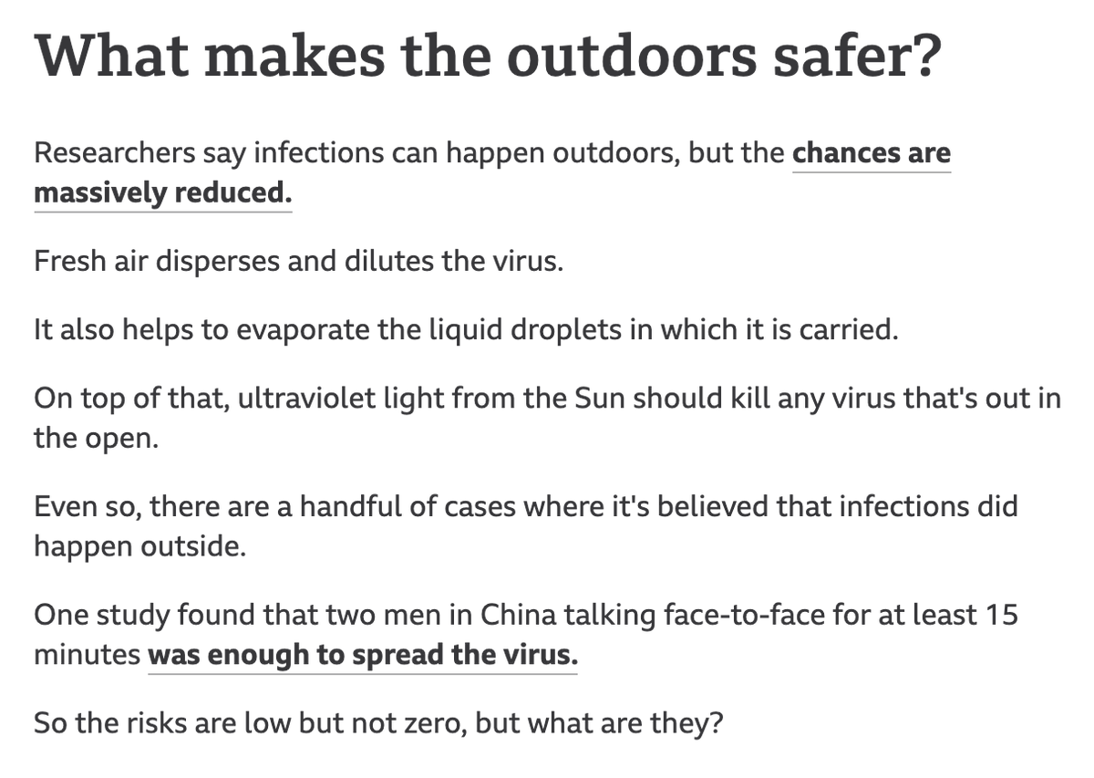 Important, potentially dangerous inaccuracies in piece from  @davidshukmanbbc on  @BBCNews discussing outdoor  #COVID19 transmissionFirstly UV does help kill virus particles BUT the amount of UV in Northern Europe in January is unlikely to be enough for significant effect!1/