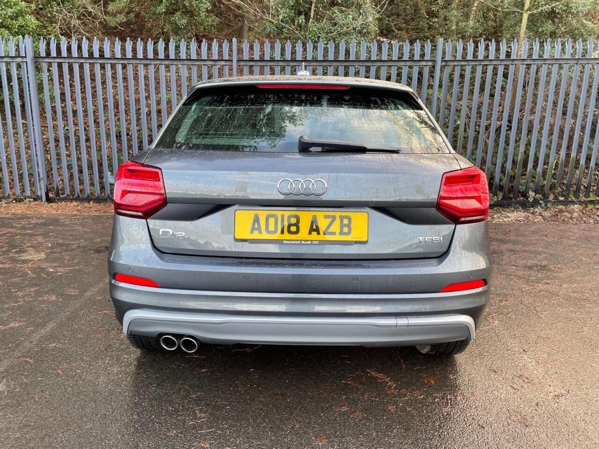 2018 AUDI Q2 1.4 TFSI S LINE 5d 148 BHP -  £18,495
 
hammondcarsuk.com/used-audi-q2-i…
 
🌟 16,737 MILES 
🌟 GREY 
🌟 1395 CC 
🌟 PETROL  
🔥  LED headlights with LED rear lights + dy, Audi smartphone interface, ABS+Electronic Brake force Distribution, Thatcham category 1 alarm