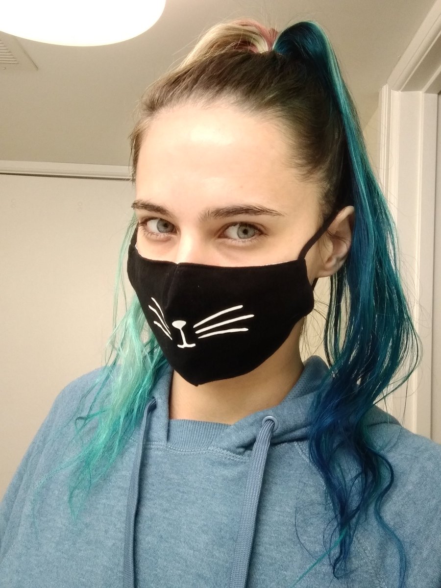 asiamarszal's tweet photo. #kitty #kittymask #catmask #mask #corona #bluehair #greenhair #girl #freestyledance #freestyle #hot #hair #dance #hiphopdance #hotgirl #hot #girl #model #fyp #eyes #smile #greeneyes #blueyes #maryland #losangeles  #woman #polish #beauty #beautiful #beautifulwoman #newyork https://t.co/e1p5bkVhYr