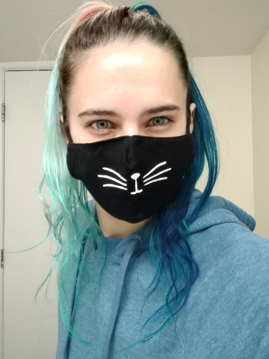 asiamarszal's tweet photo. #kitty #kittymask #catmask #mask #corona #bluehair #greenhair #girl #freestyledance #freestyle #hot #hair #dance #hiphopdance #hotgirl #hot #girl #model #fyp #eyes #smile #greeneyes #blueyes #maryland #losangeles  #woman #polish #beauty #beautiful #beautifulwoman #newyork https://t.co/e1p5bkVhYr