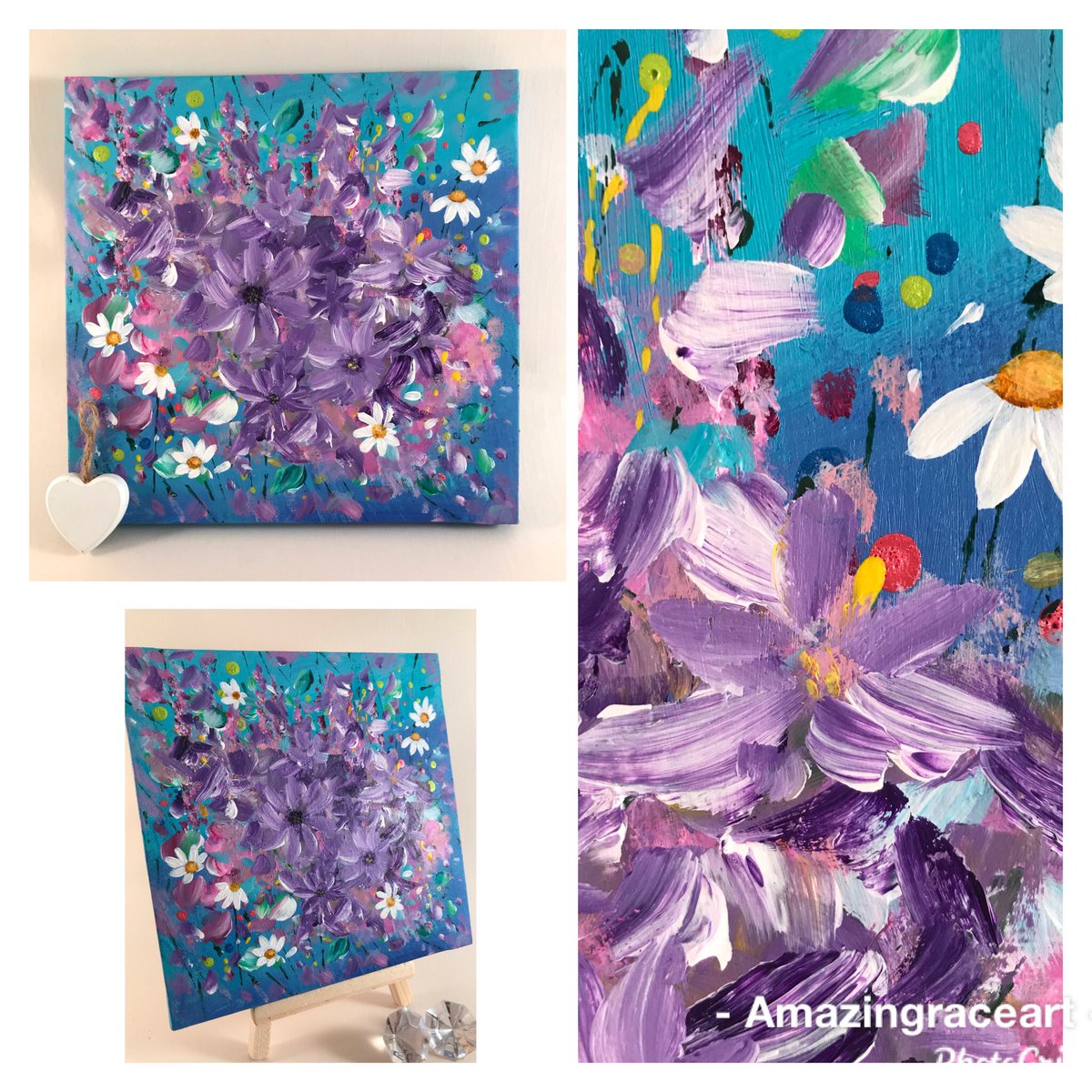 amazingraceart's tweet photo. 💜New flowers in abstract painting I’ve just added to my #etsy shop🌸🌺
#UKGiftAM #artistsontwitter #shopindie #valentinesdaygift ⬇️
https://t.co/HfpZ0WMErd https://t.co/siv6ntP202