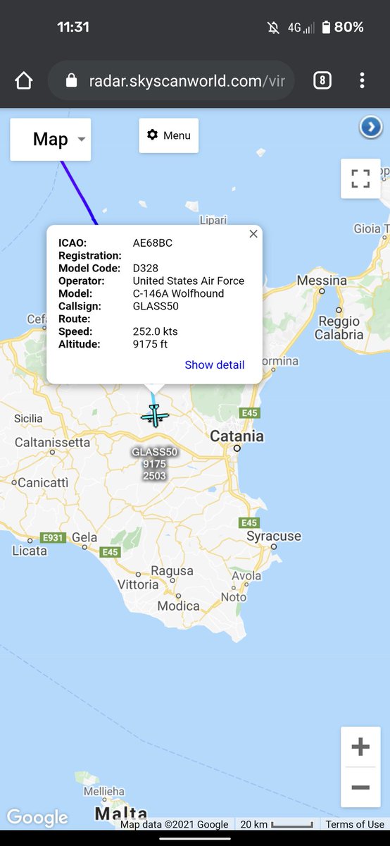 scan_sky's tweet photo. #USAF/#AFSOC - C-146A Wolfhound - #GLASS50
Looks To Be Inbound To NAS Sigonella ๐ฎ๐น https://t.co/sKb4wbZeag