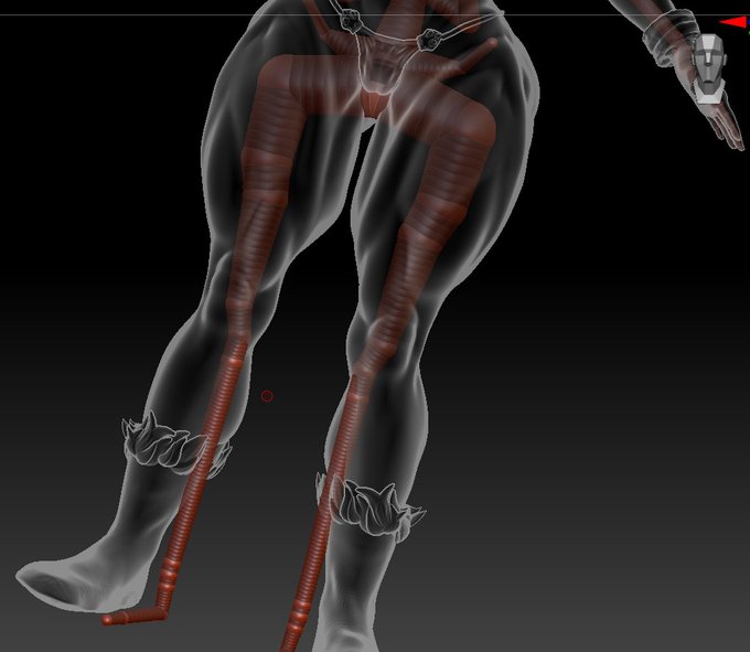 リギング簡単にするアセット買ってもなお、リギングめんどくせ～!
まあでもここで頑張っておけば、ポーズづけのときにラクができるでしょう…たぶん… 