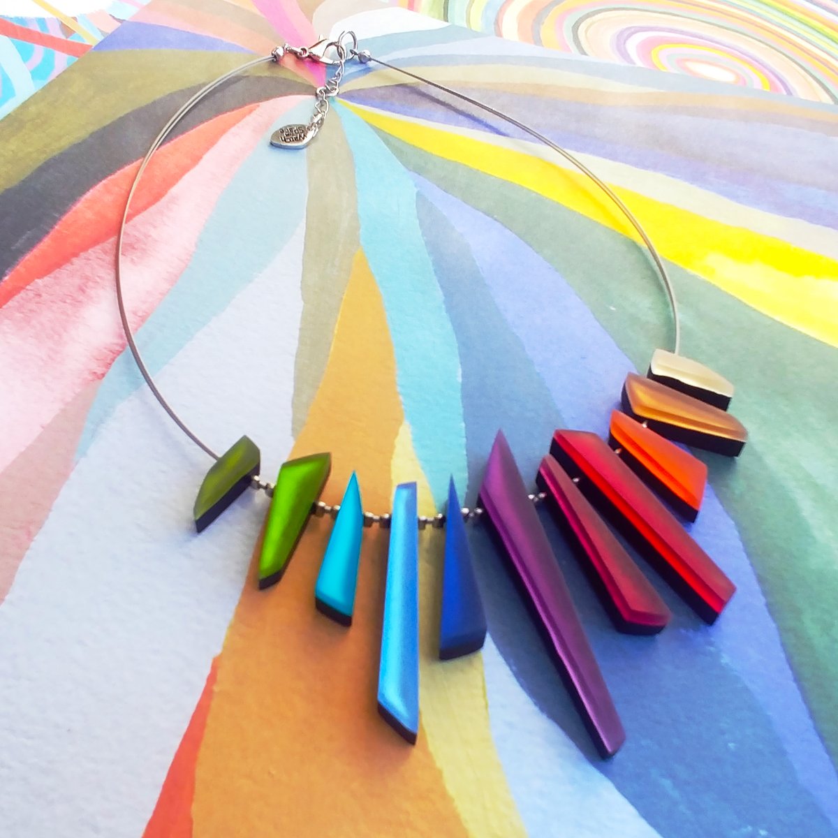 Jewellery_Stop's tweet image. We thought the middle of January deserved a burst of Rainbow! Keep going everyone!❤️ Sending Lockdown Love to all!❤️#rainbowjewellery #rainbowfashion #multicoloured #colourfuljewellery #resinjewellery #resinnecklace #rainbownecklace #statementnecklace #lockdownlove#jewellerygifts