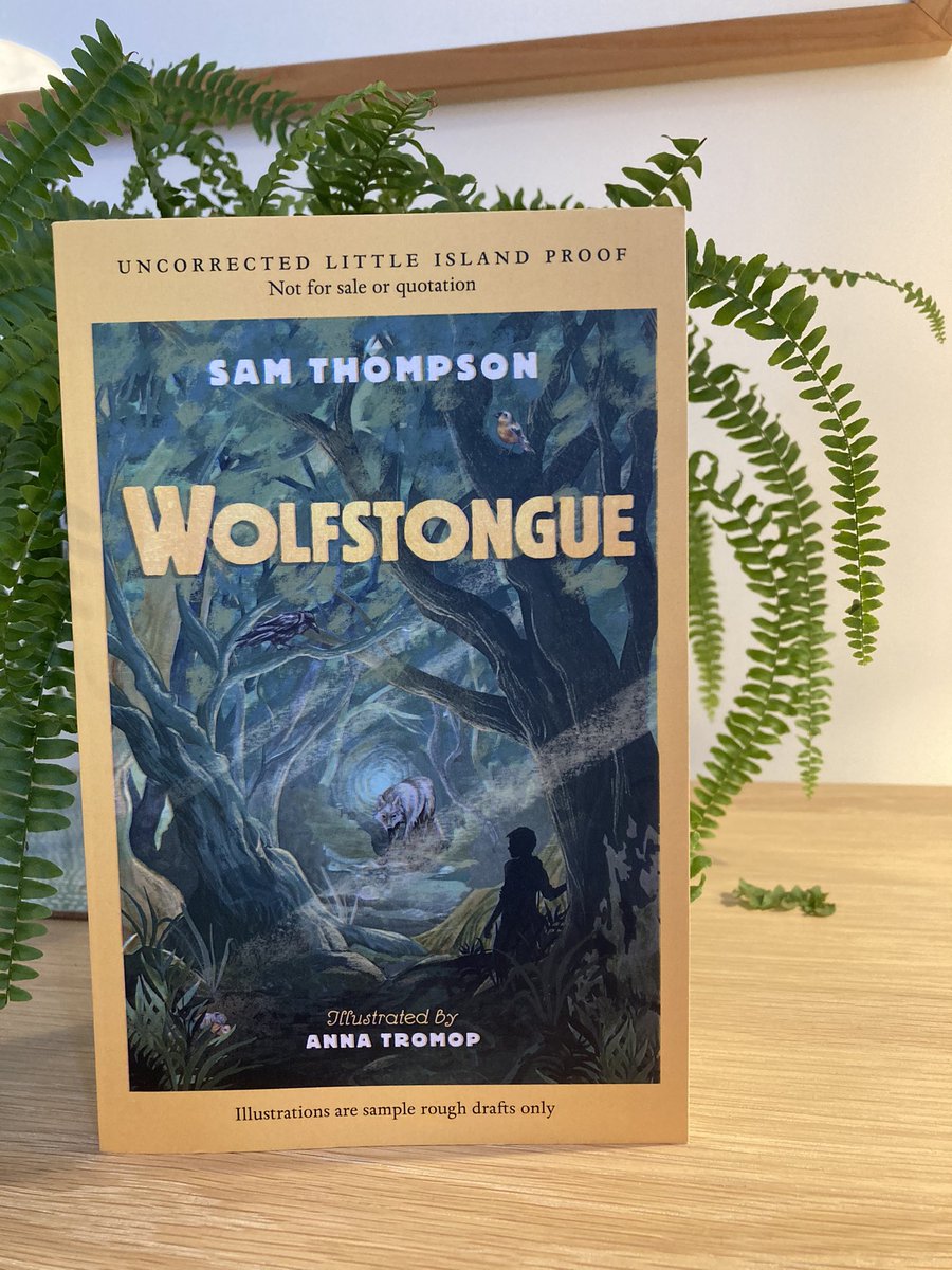 AMHowellwrites's tweet photo. Wolfstongue by #SamThompson is just incredible. An intelligent and powerful story about words and language and what it means to have a voice. The illustrations by @annatromop are stunning too! Thanks for the proof @LittleIslandBks 🐺📚#middlegrade https://t.co/aAJNO7JM0Y