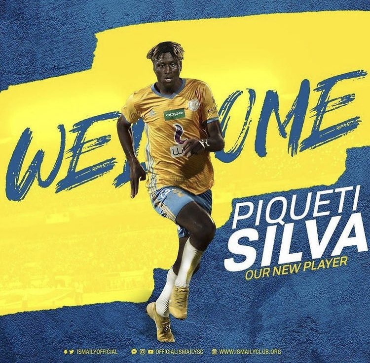 Piqueti Silva regressa ao Ismaily SC.
O extremo de 27 anos havia terminado a ligação com o emblema egípcio em Dezembro.
Em Portugal, o atleta já representou o SC Braga, Gil Vicente, Marítimo, Académica. https://t.co/MtQ5K1byqJ