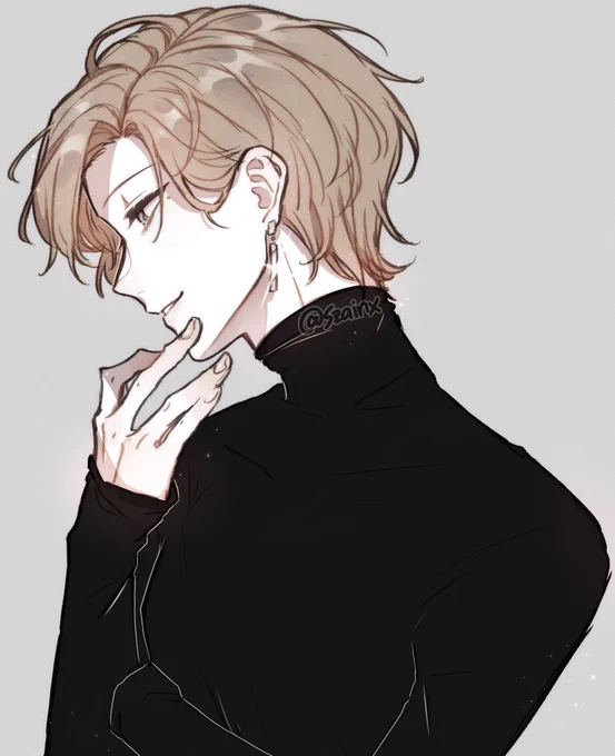 Just Kanae with this hairstyle in a simple turtleneck 😊💕

#かな絵 #叶くん新衣装 