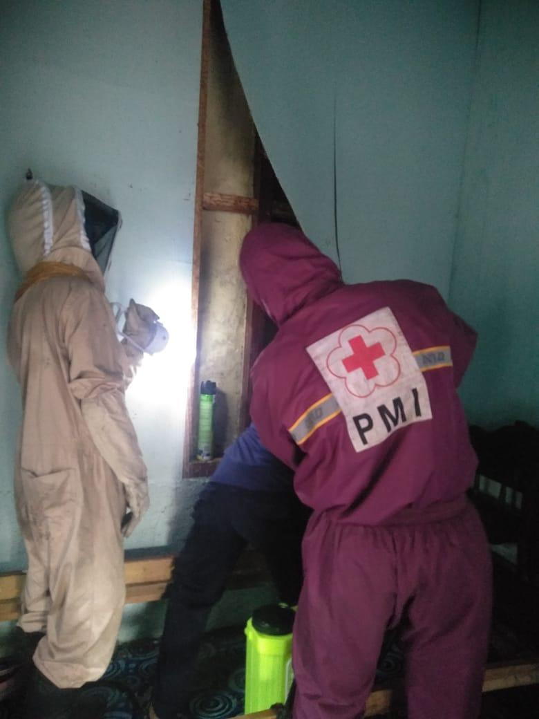 AgamPmi's tweet photo. Giat PMI Kab. Agam Sabtu 16 Januari 2020.
PMI kabupaten Agam membantu Tim Rescue Damkar dalam evakuasi Sarang Tawon yang berada di salah satu rumah warga yang meresahkan masyarakat Pasar Maninjau, Nagari Maninjau, Kec. Tanjung Raya.
#PMISelaluBantu 
#RESCUE https://t.co/8ZR0SqcCVn