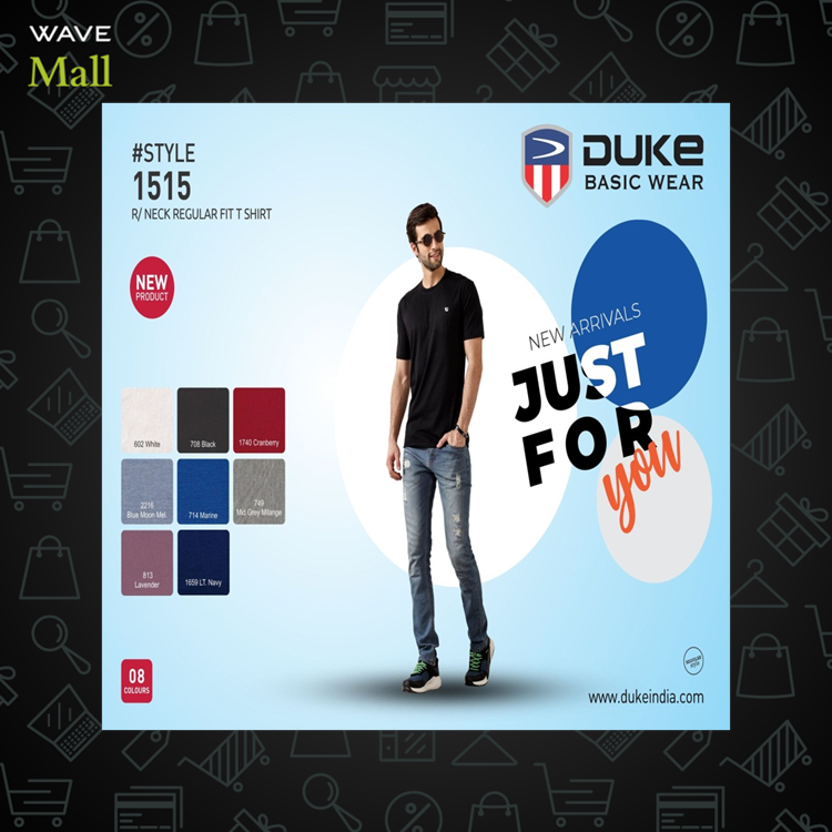 WaveMalls's tweet photo. Stock up on these super-comfy tees with the DUKE Mens T-Shirt. Shop now at @Dukefashions Store Wave Mall Moradabad
#WaveMalls #WaveMallMoradabad #duke #basics #tees #tshirts #eoss #shopping #lifestyle #core #valuepacks #tshirts #fashionable #newarrivals #basicwear #dukebasics https://t.co/x9exJYvbwe