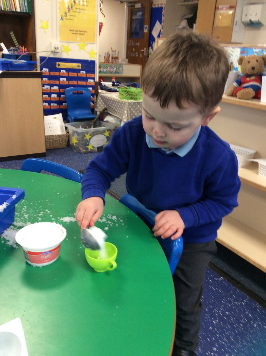 StPetersSD's tweet photo. We’ve had some great maths work in Reception in school and at home this week! Well done to our Home Learners who measured ingredients to make their own playdough! #superheroesatwork https://t.co/K4ioXLFFCM
