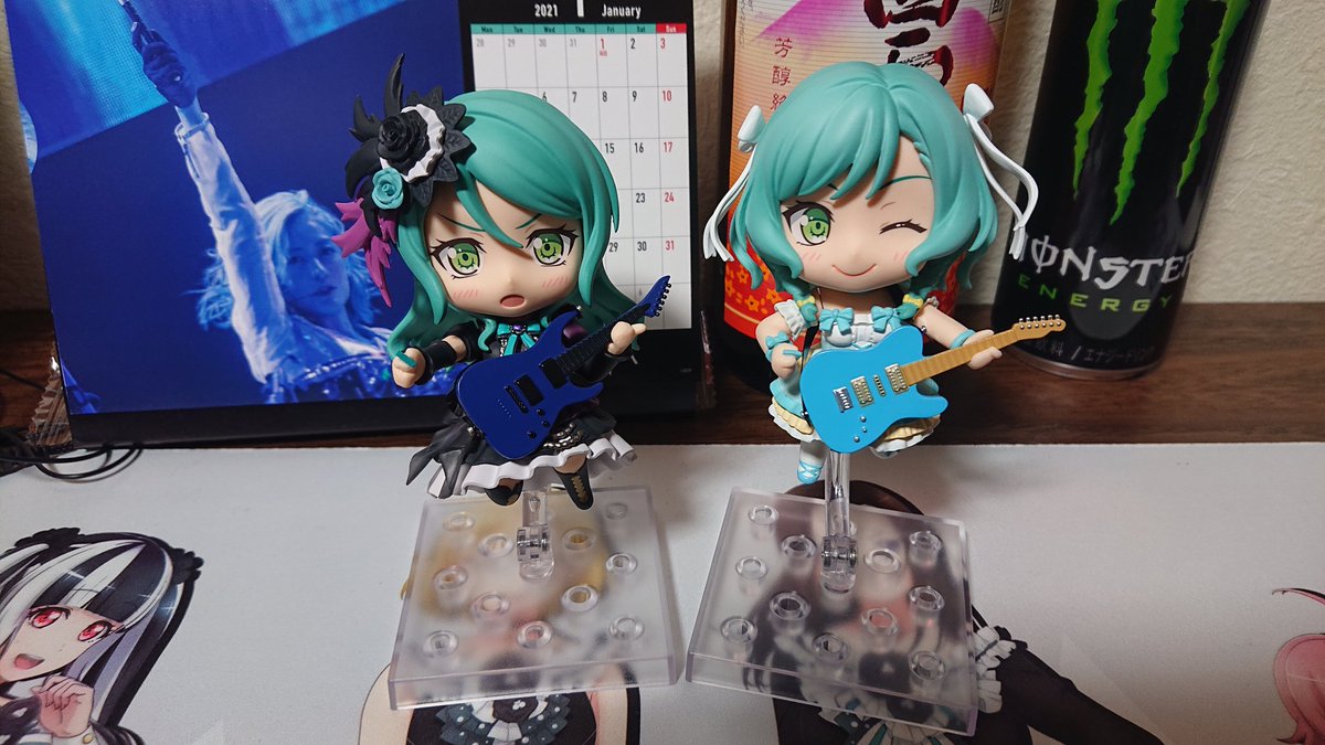 yuu_kb24mj23's tweet photo. 日菜ちゃんのねんどろいど届いたんで紗夜さん共々開封
紗夜さんの髪飾り外れなかったから完全なる衣装交換はならなかったけど
#バンドリ
#さよひな
#MyFirstNendoroid https://t.co/bel5J1198G