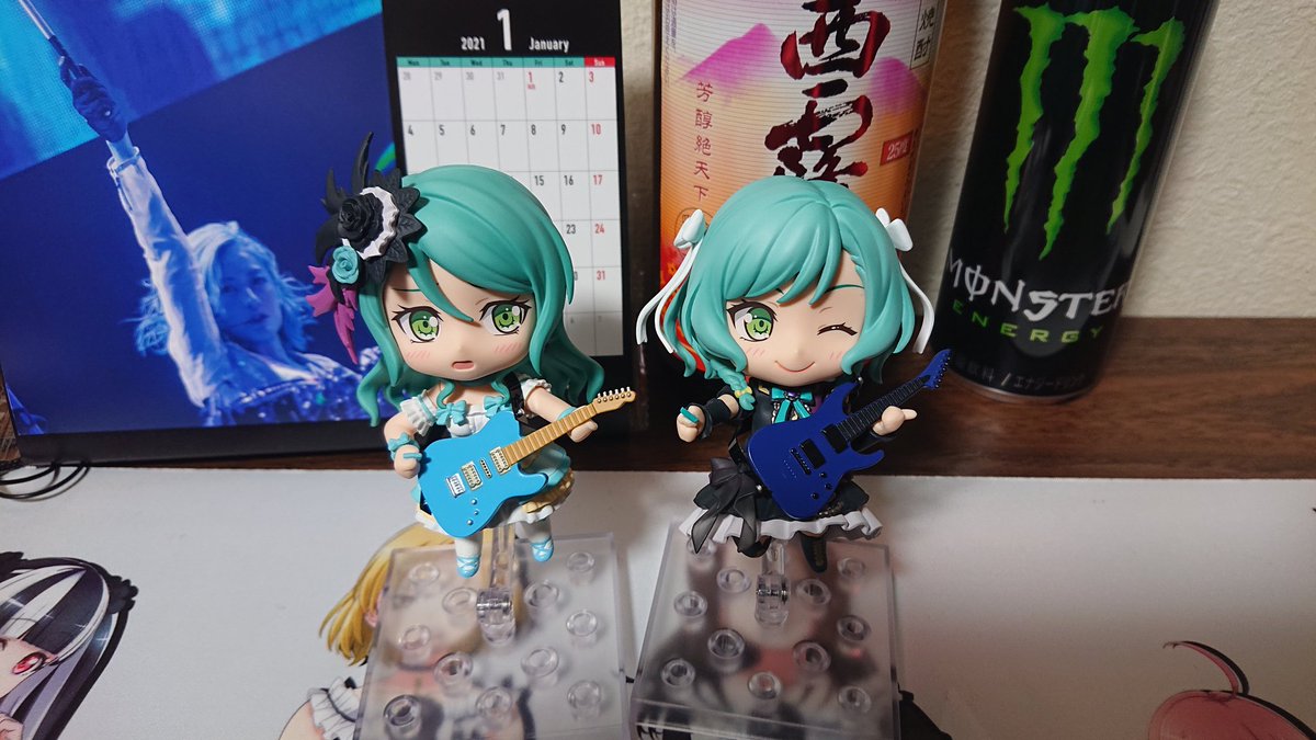 yuu_kb24mj23's tweet photo. 日菜ちゃんのねんどろいど届いたんで紗夜さん共々開封
紗夜さんの髪飾り外れなかったから完全なる衣装交換はならなかったけど
#バンドリ
#さよひな
#MyFirstNendoroid https://t.co/bel5J1198G