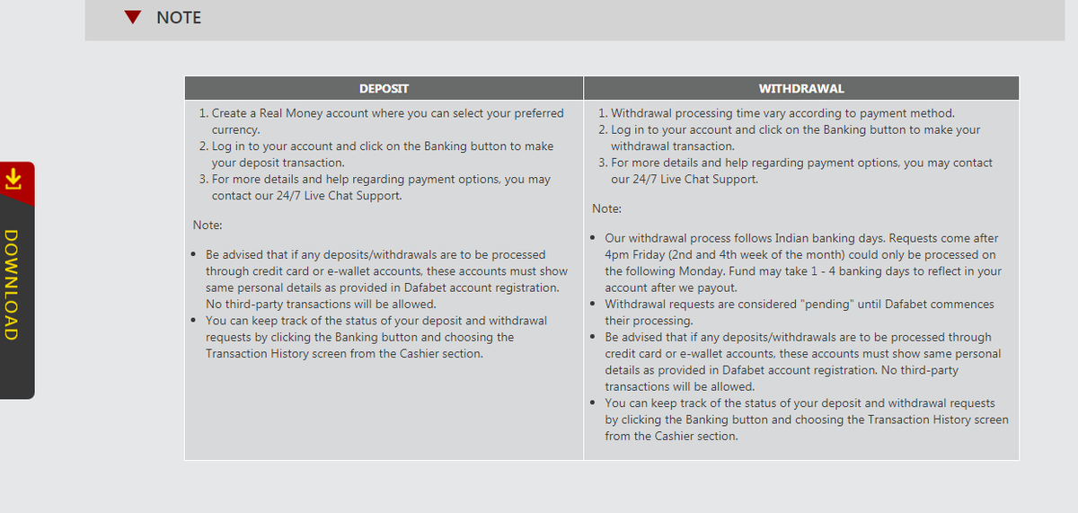 Dafa, on their website, even has ways to operate the site using INR. Using Neteller, Skrill et. al., are, again probable FEMA violations.