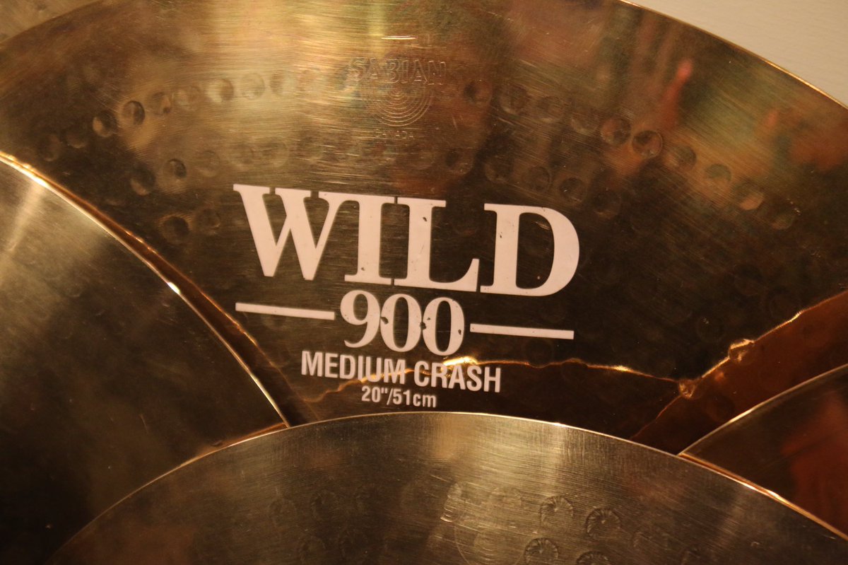 パーカッション・打楽器 SABIAN WILD900 Medium Crash 18\" パーカッション・打楽器 SABIAN WILD900 Medium Crash 18