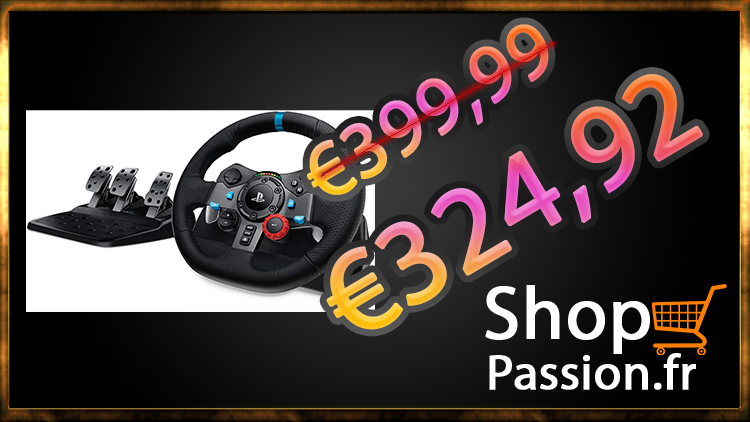 ShoppassionF's tweet photo. Logitech G29 Driving Force Volant de Course avec Pédales, Retour de Force Réaliste
Lien: https://t.co/WB6D4bM4ml
#ImmersiveGaming #LogitechG29 #G29DrivingForce #playstation5 #ps5 #granturismo #forzamotorsport7 #xbox #xboxone #pc #bandainamco #projetcars2 https://t.co/CJLm0nawyt