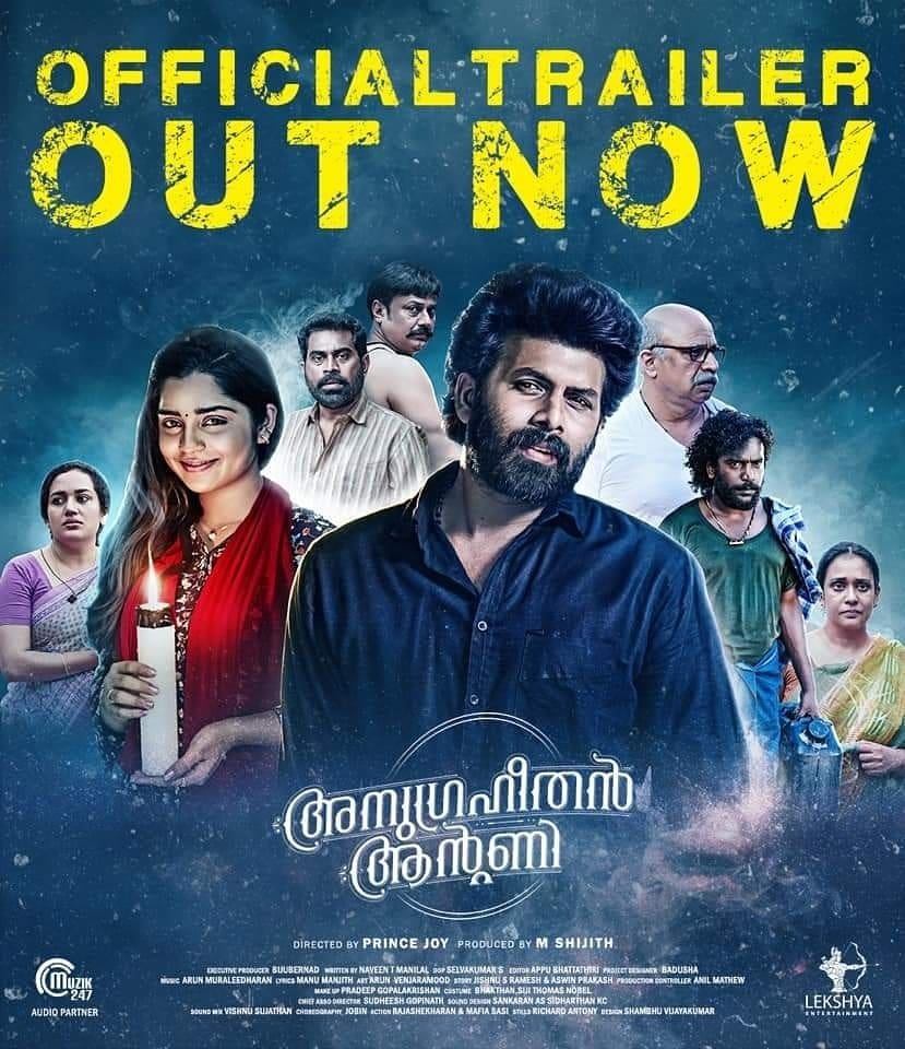 Muzik247in's tweet photo. Presenting the official trailer of #AnugraheethanAntony!😍
▶https://t.co/BYKIj72u4F
@SunnyWayn @Gourayy #PrinceJoy #ArunMuraleedharan #MShijith #LekhsyaEntertainments https://t.co/nyBxOSdMFK
