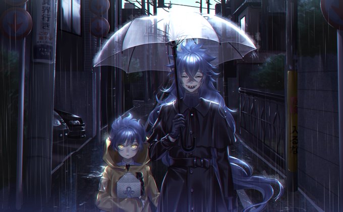 「雨 ビニール傘」のTwitter画像/イラスト(人気順)