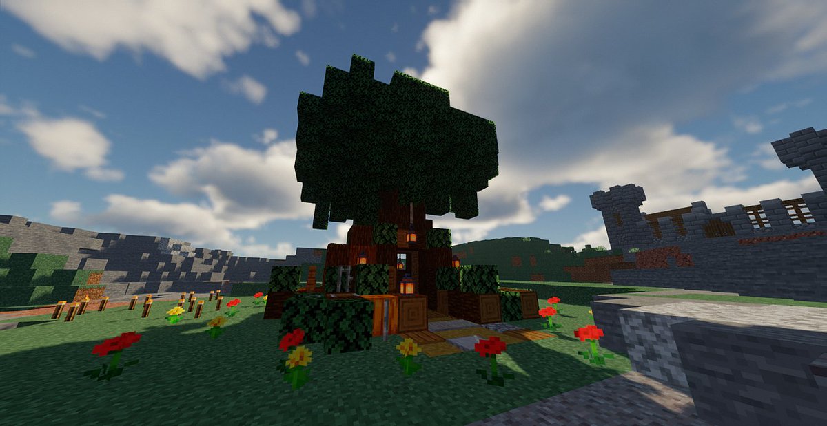 Social_SMP's tweet photo. Here we introduce to you, the Tree Nether Portal! (We still need an obsidian to make a nether portal so we put dirt as temporary).

#SocialSMP https://t.co/AmQc6Bv2xs