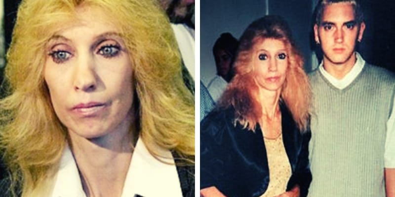 In 1999, Eminem's mum sued him for $10,000,000 after alleging that he slandered her as a drug addict in his lyrics from The Slim Shady LP.She received a settlement of $1,600 after court costs.