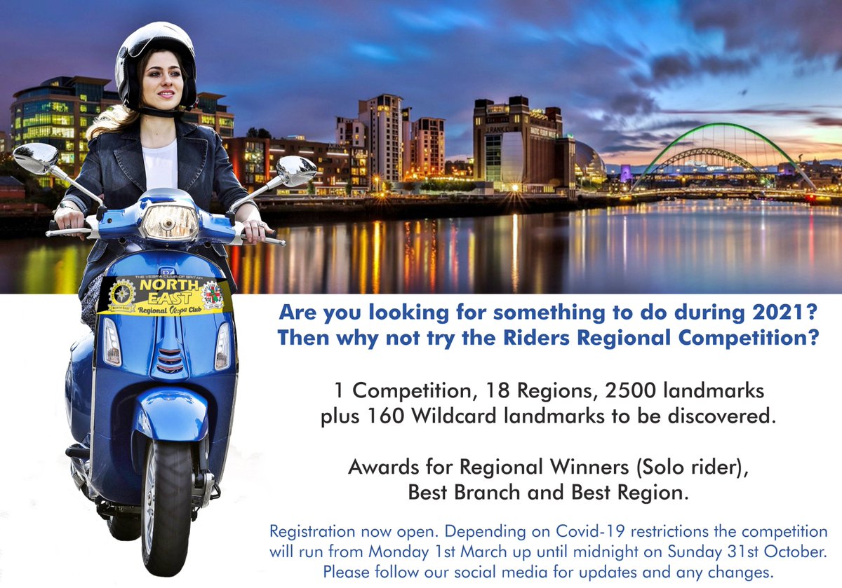 For more information on the competition please send an email to rrc@vespaclub.uk