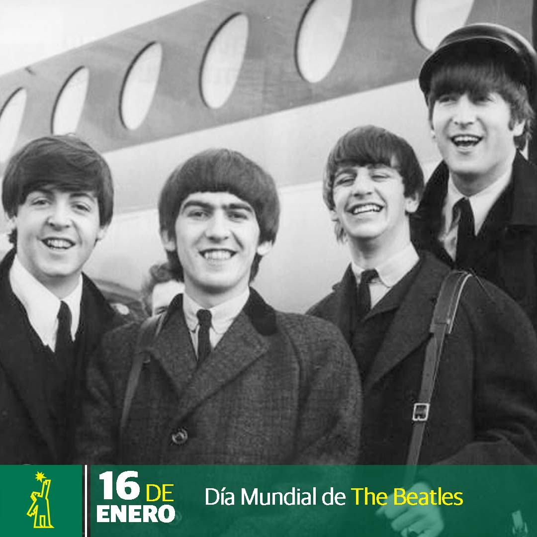 DiarioLibre's tweet photo. |#Efemerides| El Día Mundial de #TheBeatles se celebra todos los 16 de enero de cada año como homenaje a la carrera musical de esta banda de rock británica y su influencia en la música a nivel mundial. 

#DiarioLibre #DíaMundialTheBeatles #Rock https://t.co/oKbsauPOB0