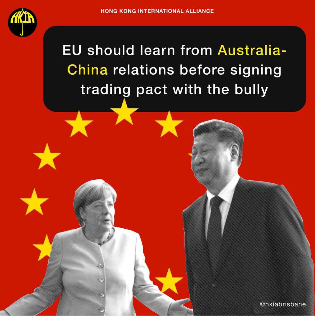 #EU should learn from #AustraliaChina relations before falling victim of CCP’s #CoerciveDiplomacy, being forced to #kowtow to China and turning into a #CCP-controlled EU

#humanrightsmatter #fuckccp #boycottccp #resistccp #boycottbeijing2022 #stopccpbully

instagram.com/p/CKGvt4lh5_F/…