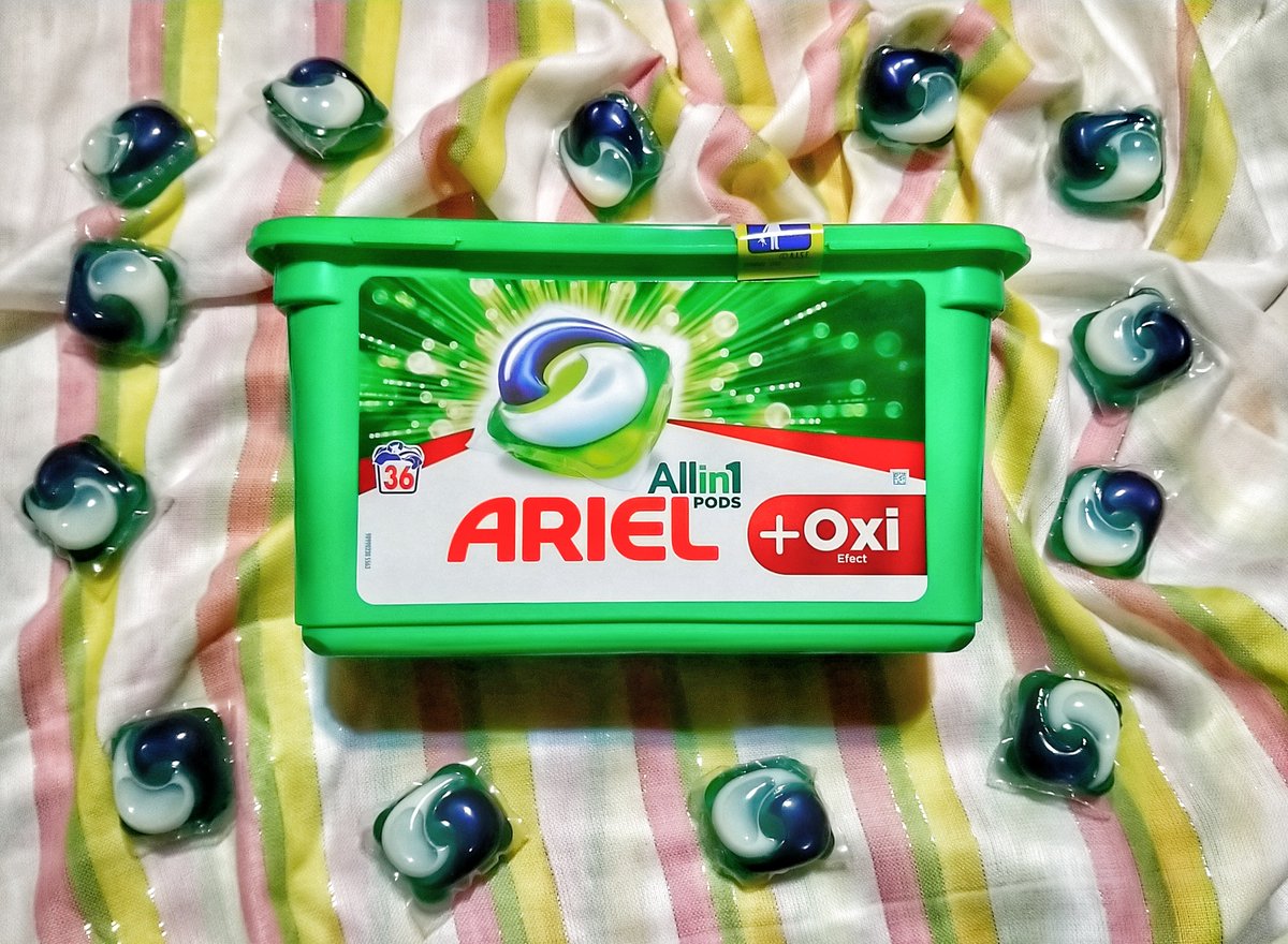 Gabbella_'s tweet photo. Testez noul Ariel ALLin1 PODS +Oxi Efect. 😊
Descopera impecabilul intr-o capsula inovatoare care:
👉Curata impecabil
👉Indeparteaza petele
👉Ofera stralucire hainelor
👉100% dizolvare in apa
Multumesc @arielromania si @the_buzzstore_ro <3
#BuzzArielOxi #ad #buzzstore https://t.co/BPpWfcVgUv