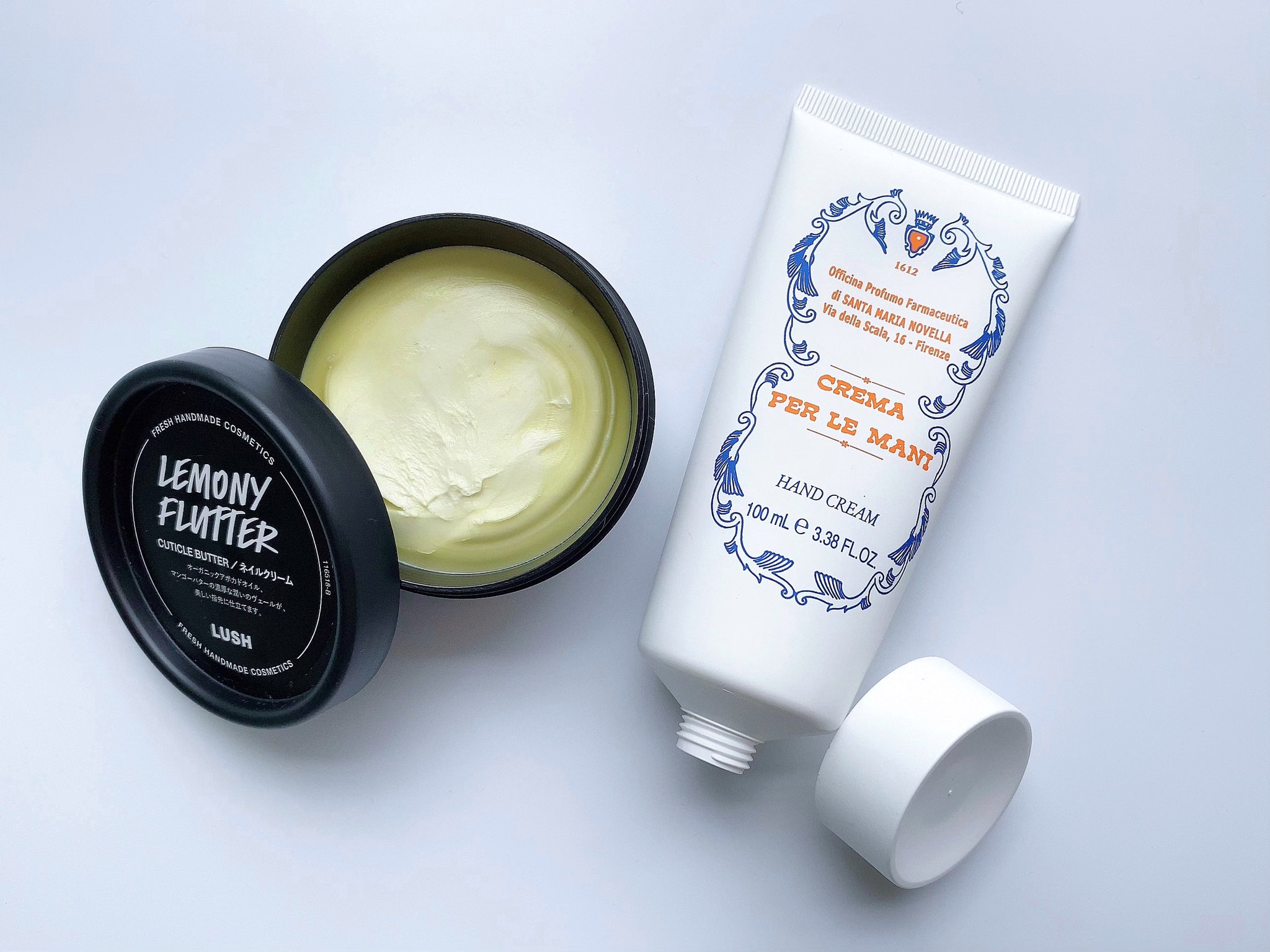 ふみ子 ブルベ冬 柑橘の香りが好きで 特にレモンが好み いま愛用中の レモン は Lushのネイルクリーム 檸檬の指先 と サンタ マリア ノヴェッラのハンドクリーム Lushはこってり濃くうるおう感じで寝る前におすすめ 爪にも肌にも使える ハンド