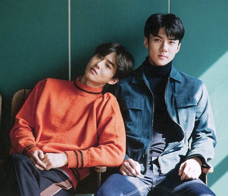 junmyeon and sehun being two pretty best friends— a thread