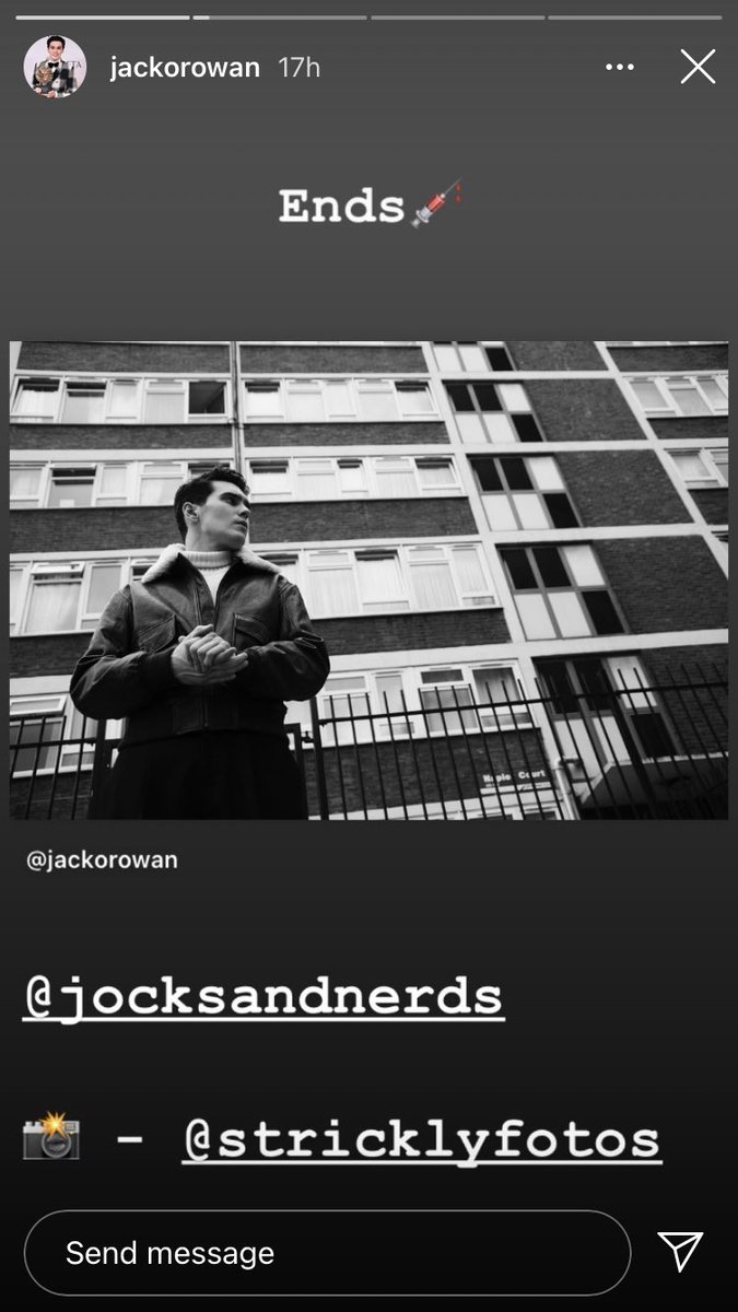 jackohrowan's tweet photo. 📲 - Jack recently posted this on his instagram story https://t.co/zZno7I6Pnn