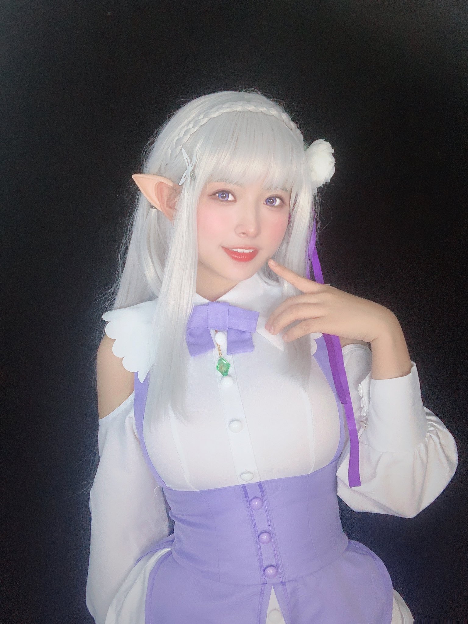 画像,💜永遠に君が好きだ#Rezero #Rezerocosplay #reゼロから始める異世界生活  #emiliacosplay https://t.co/dTG…