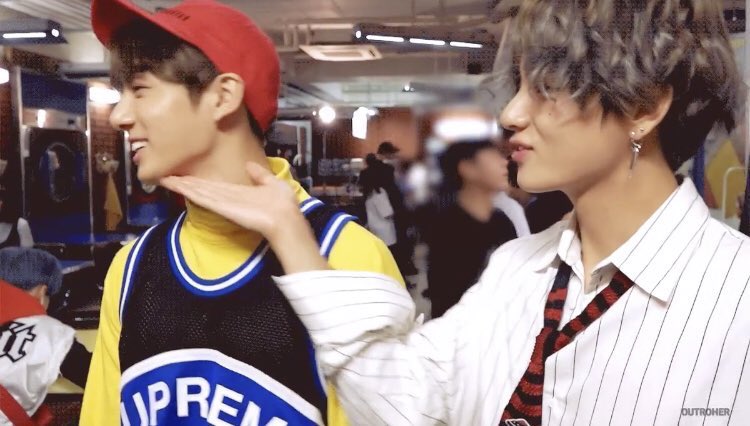 # 4 be as cute as jungkookie note: he’ll flick your chin or kiss it 