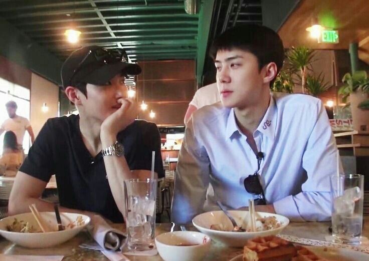 junmyeon and sehun being two pretty best friends— a thread