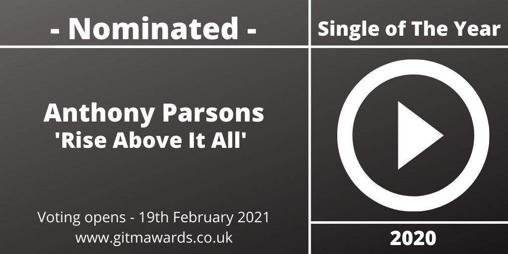 Congratulations to Anthony Parsons - nominated for Single of The Year

#GITMAwards <a href="/AntParsons89/">Anthony Parsons</a>
