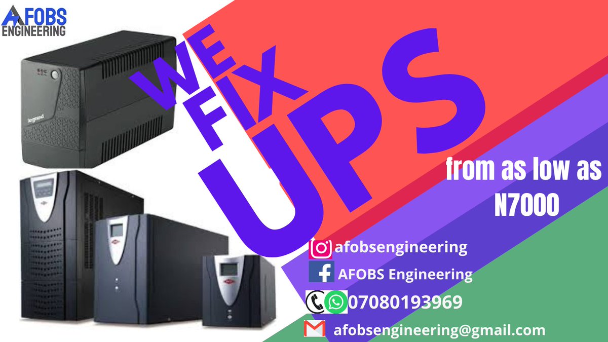 BoltyTechnology's tweet photo. @segalink @ayemojubar having trouble with your #INVERTER and #UPS
contact 
1. to check and pickup if necessary
2. trouble shoot 
3. Bill.
4 Repair
4. schedule  delivery.
Get in touch
WhatsApp/call Tel: 07080193969 https://t.co/2gINCOzsy3