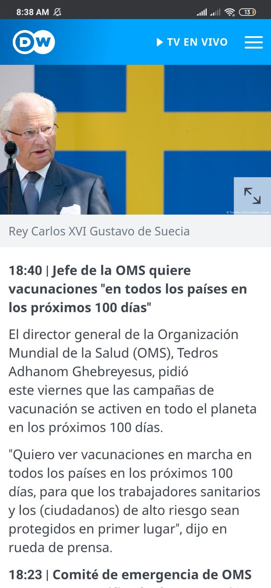 NOmasCNE's tweet photo. Tedros Adhanom Ghebreyesus (OMS): en los próximos 100 días "Quiero ver vacunaciones en marcha en todos los países en los próximos 100 días, para que los trabajadores sanitarios y los (ciudadanos) de alto riesgo sean protegidos en primer lugar".

No sé... hay algo que no me cuadra https://t.co/Jpwv0OMXwK